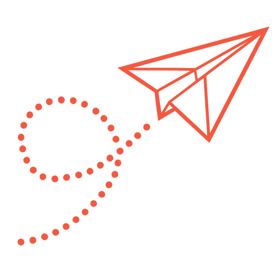 paper plane drawing