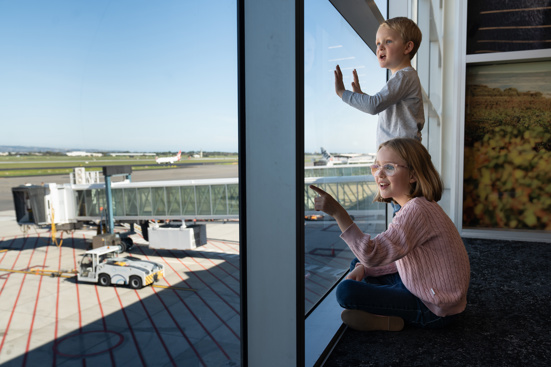 Passengers being picked up at Adelaide Airport's pick up zone