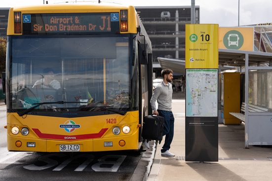 bus stop image