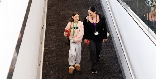 A friendly member of the Adelaide Airport customer care team