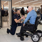Customer in a Wheelchair 