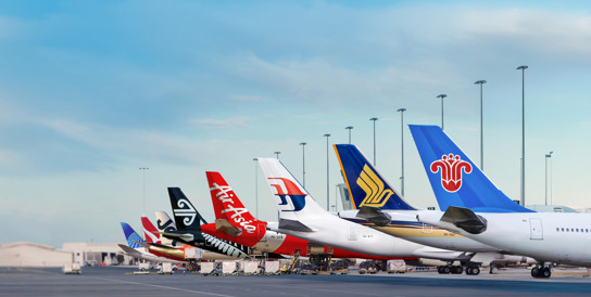 plane tailfins