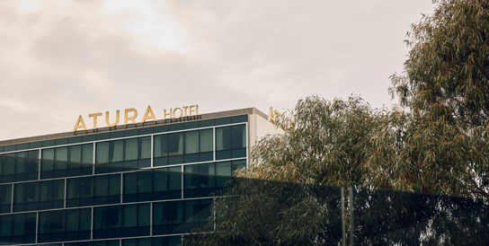 Atura building and sign