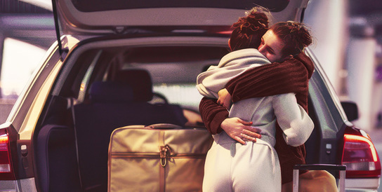 Dropping off passengers at Adelaide Airport